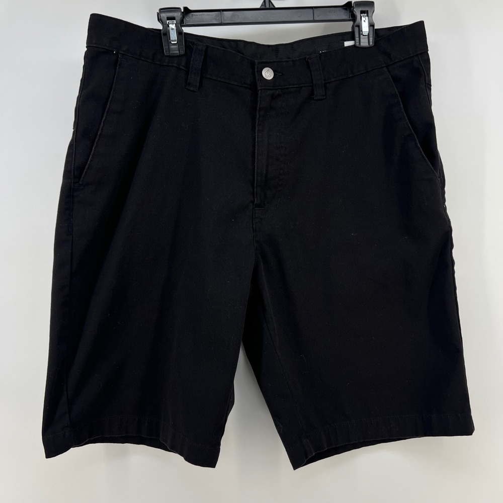 Volcom Frickin Modern Stretch Chino Shorts Mens 36 Black A09117V3 Skate Surf